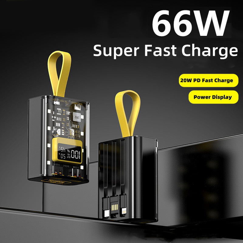 Transparent Power Bank 20000Mah 66W Super Fast - Image 2